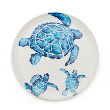 Platter Turtle Blue: click to enlarge