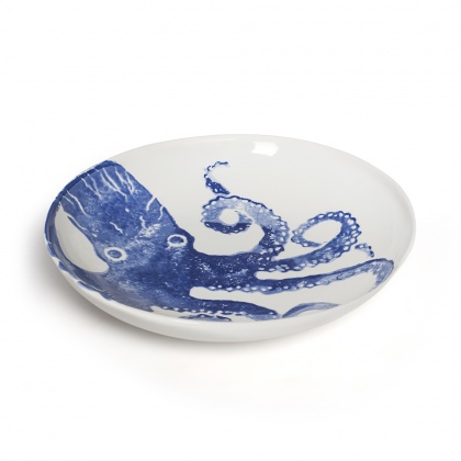 Supper Bowl Octopus Blue: click to enlarge