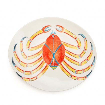 Oval Platter Krabbe: click to enlarge