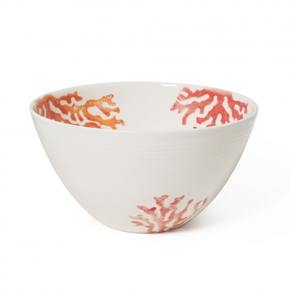 Salad Bowl Coral Red: click to enlarge