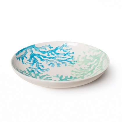 Supper Bowl Coral Blue: click to enlarge