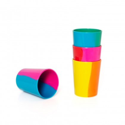 Melamine Tumblers Set Of 4: click to enlarge