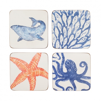 Creatures Coasters Set/4: click to enlarge