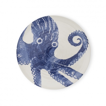 Dinner Plate Octopus Blue: click to enlarge