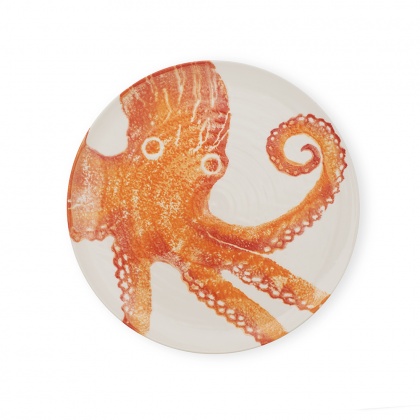Dinner Plate Octopus Orange: click to enlarge