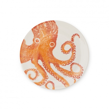 Side Plate Octopus Orange: click to enlarge