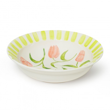 Tulip Rimmed Bowl: click to enlarge