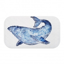 IN BATHMAT WHALE BLUE