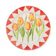 Tulip Rimmed Platter