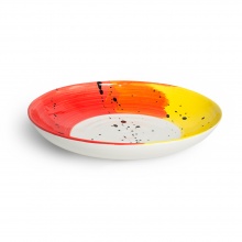 Swish Red & Yellow Supper Bowl