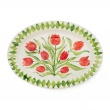 Tulip Oval Rimmed Platter