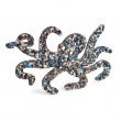 Cork Trivet Octopus Blue
