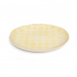 Dinner Plate Lace Yellow